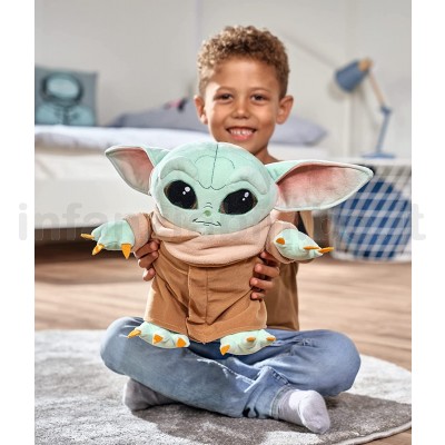 PELUCHE SIMBA STAR WARS THE MANDALORIAN THE CHILD BABY YODA 30 CM.